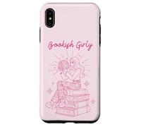 Bookish Girly Retro Lectura Estética Carcasa para iPhone XS MAX