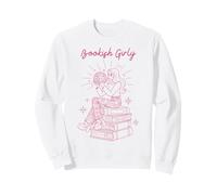 Bookish Girly Retro Lectura Estética Sudadera