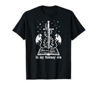 Bookish In My Fantasy Era Book Theme Dragon One More Chapter Camiseta
