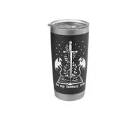 Bookish In My Fantasy Era Book Theme Dragon One More Chapter Vaso térmico de acero inoxidable de doble pared