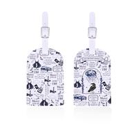 Bookish Merch Rainy Days Smut Reader - Etiquetas de equipaje Morally Grey Book Club Gift Dark Romance Book Lover Gift (etiqueta lluviosa)