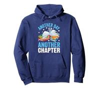 Bookish Reading Another Day Otro Capítulo Cita Literaria Sudadera con Capucha