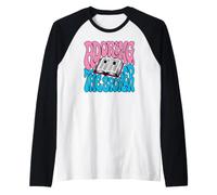 Bookish Retro Reader Adoring The Spoiler Graphic Camiseta Manga Raglan