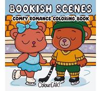 Bookish Scenes: Your Romance-Inspired Coloring Book for Adults and Teens Featuring Cute Animal Couples and Heart-warming Bookish Moments