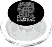Bookish Season - Camisa de otoño acogedora para librería PopSockets PopGrip para MagSafe