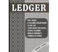 Bookkeeping Ledger Book: Track Expenses & Income for Small Business (Series - BLACK) (Bookkeeping Ledger Series)