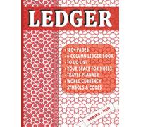 Bookkeeping Ledger Book: Track Expenses & Income for Small Business (Series - RED) (Bookkeeping Ledger Series)