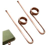 Bookmark Metal - 2 piezas Páginas decorativas de pulgar para leer | Accesorios de libros de dedo para escritores, lectores, niños, adolescentes, amantes de la artesanía, portátil para novelas y revist