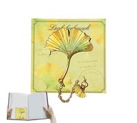 Bookmark Retro Botanical Leaf Bookmark - Leaf Book Marker Plant Bookmark | Plant Bookmark for Reading Library School Dorm Office Women | Men Teacher Writer Student Metal Leaf Bookmark Retro Botanical