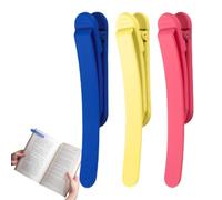 Bookmark - Silicona Bookmark | Book Marker | Page Clip Bookmark, 3X Page Clips For Journaling, Female Book Reading Smart Bookmarks, Bookmark That Follows Your Page, Silicone Bookmark Stays In Place