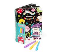 Bookoli Coloración original de terciopelo Squishmallow para colorear para adolescentes y niños, regalos de arte y manualidades