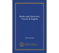 Books and characters, French & English