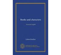 Books and characters: French & English
