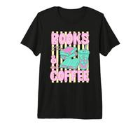 Books and Iced Coffee Bookish Book Lover Reader Bookworm Camiseta Premium