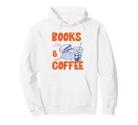 Books and Iced Coffee Bookish Book Lover Reader Bookworm Sudadera con Capucha