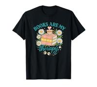 Books Are My Therapy - Cozy Cottagecore Reading tee Camiseta