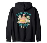 Books Are My Therapy - Cozy Cottagecore Reading tee Sudadera con Capucha