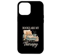 Books Are My Therapy Cozy Reading Nook Aesthetic Carcasa para iPhone 12 Pro MAX