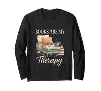 Books Are My Therapy Cozy Reading Nook Aesthetic Manga Larga