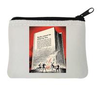 Books Cannot be Killed by fire People die but Books Never die - Monedero de neopreno, 10 x 11 cm, color blanco