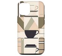 Books & Coffee Book Lovers Reading Theme Bookish Bookshelf Carcasa para iPhone 12/12 Pro
