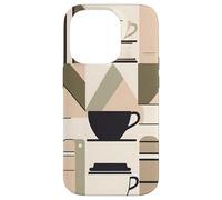 Books & Coffee Book Lovers Reading Theme Bookish Bookshelf Carcasa para iPhone 14 Pro
