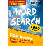 Books for Inmates Large Print: Word Search June 2025: 1000 Words Puzzles to Keep Your Mind Strong