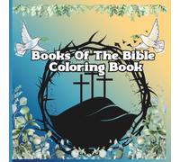 Books of the Bible Mandala Coloring Book for All Ages: 66 Books of the Bible: Black and White Mandala
