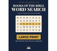 Books of the Bible Word Search: Large Print Puzzles for Adults & Seniors, From Genesis to Revelation (KJV)