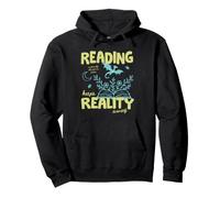 Books Over Reality Book Lover Reader Fiction Library Bookish Sudadera con Capucha