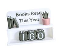 Books Read This Year Counter - Bookish Ornament | Track Reading Progress with Adjustable Beads, Educational for Classroom, Home, Library, Book Lovers and Students