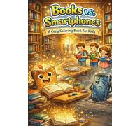 Books vs. Smartphones A Cozy Coloring Book for Kids (School & Learning Adventures.)