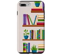 Bookshelf Book Lover Librarian Reading Decor Carcasa para iPhone 7 Plus/8 Plus