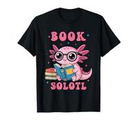 Booksolotl - Lindo diseño de ajolote para Amantes de los Libros de Lectura Camiseta