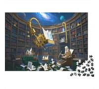 Bookstore, Puzle De 1000 Piezas, Juego Educativo, Impossible Rompecabezas, Book Display And Quiet Space Corner of Reading And Knowledge Atmosphere A Mixture of Multiple Styles Rompecabezas Para Adulto
