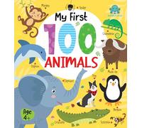 Booktopus Board Book - My First 100 Animals - Early Learning Books for Kids - Picture Books for Baby 4+ Years
