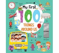 Booktopus Board Book - My First 100 Things Around Us - Early Learning Books for Kids - Picture Books for Baby 4+ Years