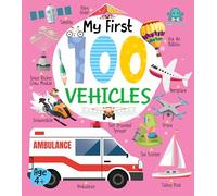 Booktopus Board Book - My First 100 Vehicles - Early Learning Books for Kids - Picture Books for Baby 4+ Years