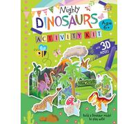 Booktopus Build It Activity Kit - Mighty Dinosaur 3D Model Making Kit with Book - DIY Craft Kit for Kids 3-6+ Years - Learning Through Play