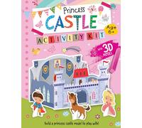 Booktopus Build It Activity Kit - Princess Castle 3D Model Making Kit with Book - DIY Craft Kit for Kids 3-6+ Years - Learning Through Play