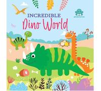 Booktopus Incredible Dino World Tail Board Book - Interactive Book with Cloth Tails for Toddlers - Early Learning Books for Kids 4+ Years