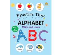 Booktopus Let's Practice Wipe and Clean Alphabets - Learning Activity Books for Kids 6+ Years - Early Learning Books