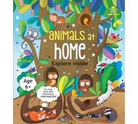 Booktopus Lift-the-Flap Learning Book - Animals at Home Knowledge Book for Kids - Interactive Learning Books 6+ Years - Educatio