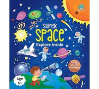 Booktopus Lift-the-Flap Learning Book - Super Space Knowledge Book for Kids - Interactive Learning Books 6+ Years - Educatio
