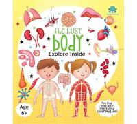 Booktopus Lift-the-Flap Learning Book - The Busy Body Knowledge Book for Kids - Interactive Learning Books 6+ Years - Educational Story Book