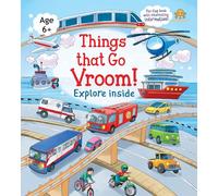 Booktopus Lift-the-Flap Learning Book - Things That Go Vroom! Knowledge Book for Kids - Interactive Learning Books 6+ Years - Educational Story