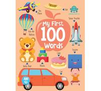 Booktopus Mini Board Book - My First 100 Words - Early Learning Books for Kids - Picture Books for Baby 4+ Years