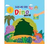 Booktopus Slide And Seek Dinosaurs - Knowledge Book for Kids - Interactive Learning Books 4+ Years - Educational Sliding Books