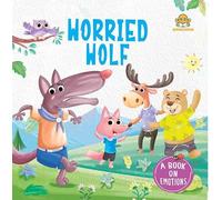 Booktopus The Worried Wolf Board Book - Story Books for Kids 4+ Years - Emotional Development