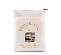 Booktrovert Give Me More Books Light Academia - Funda para los amantes de los libros